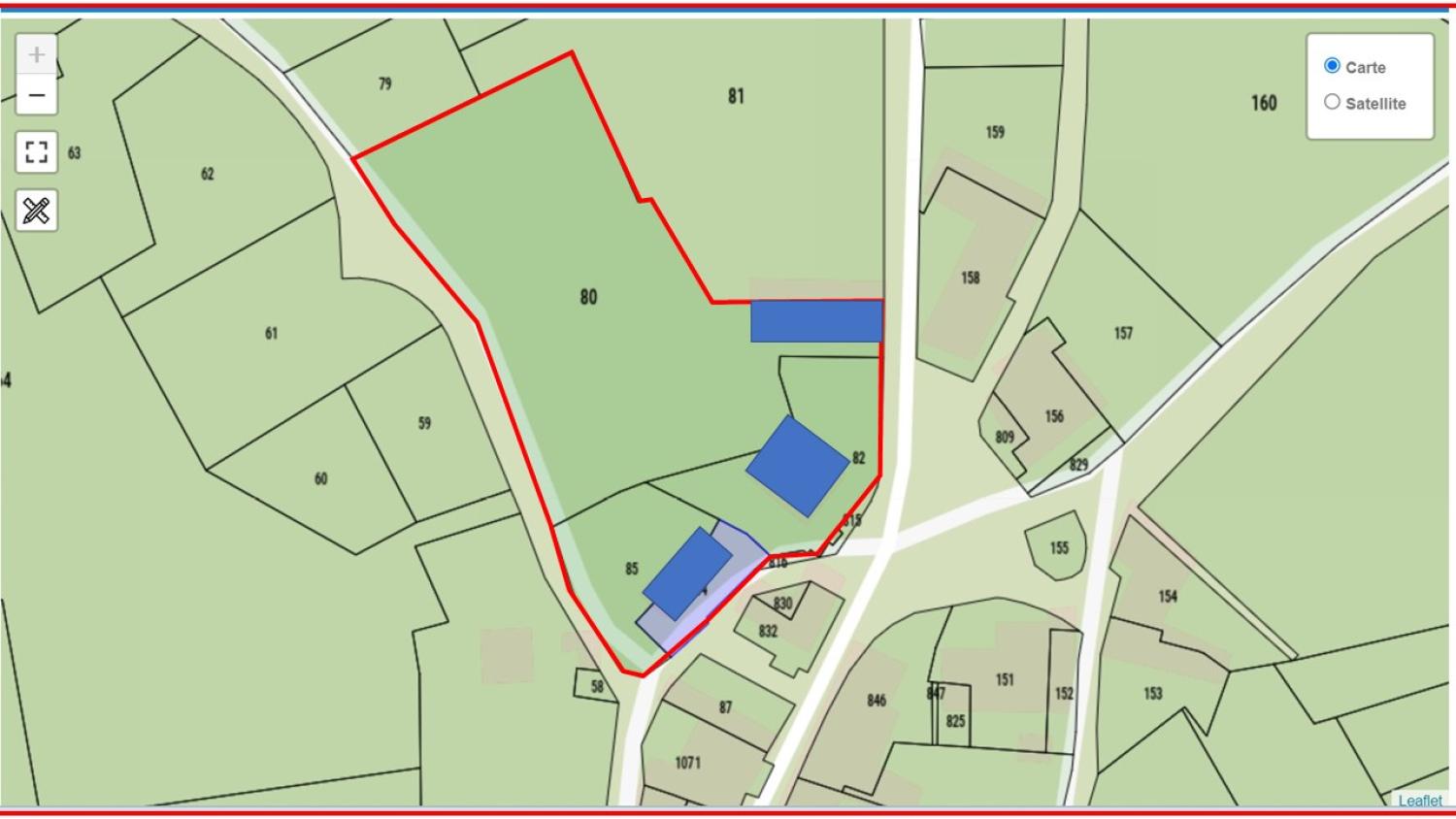  à vendre maison indépendant Nadillac Lot 33