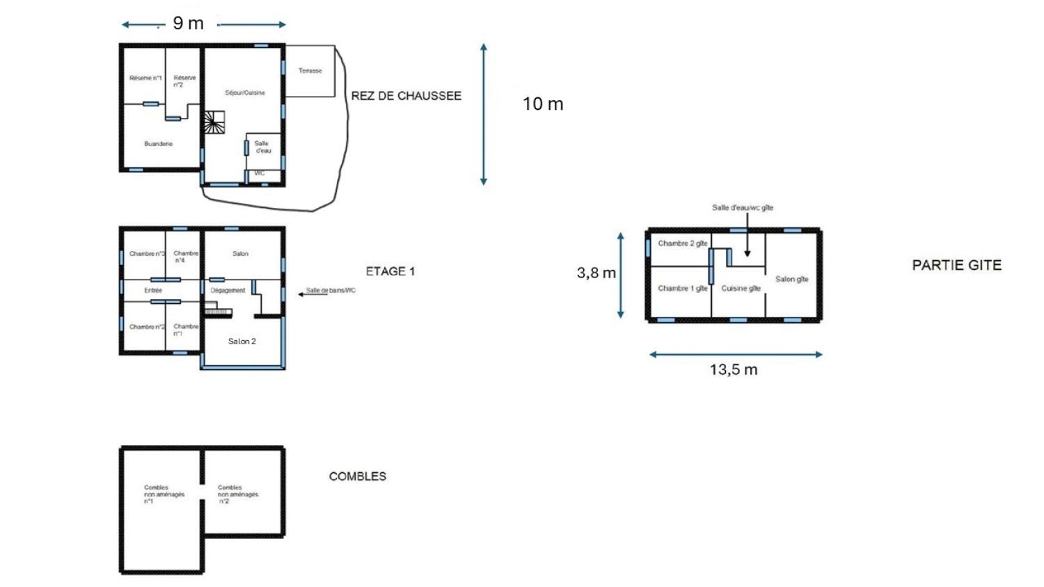  à vendre maison indépendant Nadillac Lot 35